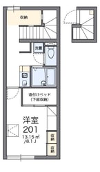 レオパレスクレセントの物件間取画像